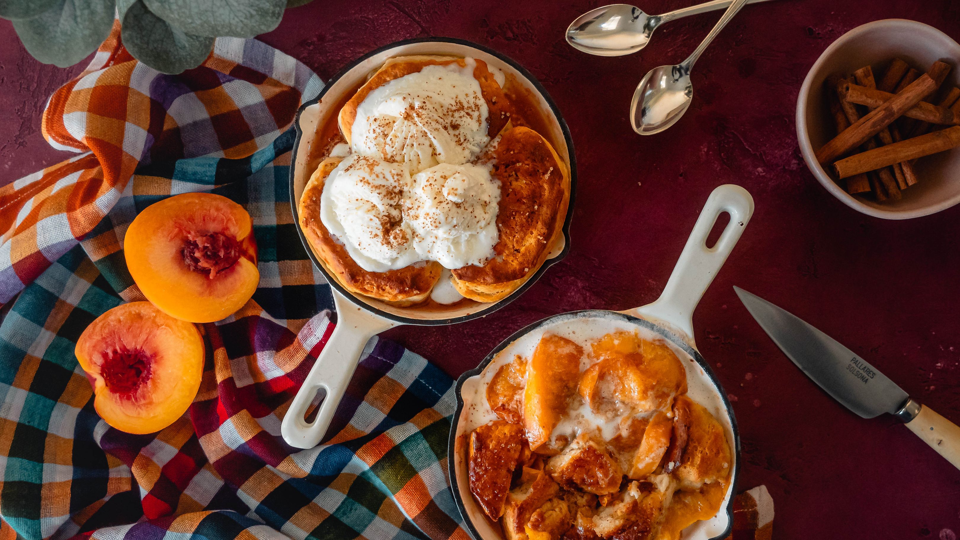 Peach Cobbler with Cake Mix